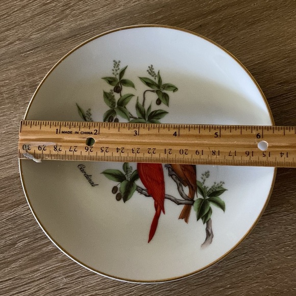 John James Audubon Porcelains Cardinal decorative plate - Picture 5 of 7